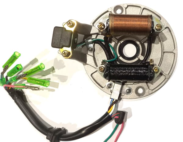 Tændrørsstator 139FMB 2 spoler Quad Cross Knallert ATV Kros 110
