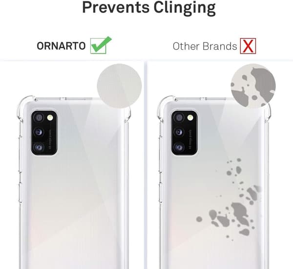 TRANSPARENT SILIKONEETUIS TIL SAMSUNG GALAXY A41