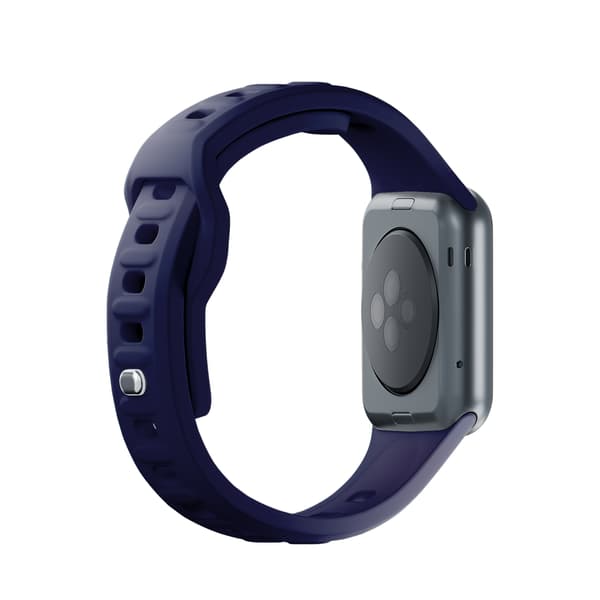 38/40/41/42 mm Oceanblå (lille) - 3mk Silikone Urrem til Apple