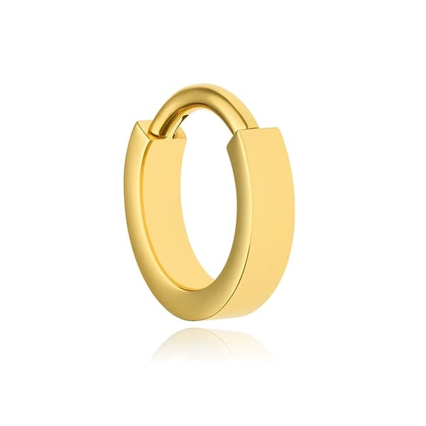 Titanium clicker ring - guld - TK-042 1.2/10