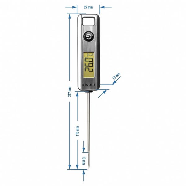 Kulinarisk termometer - elektronisk, LCD, sonde