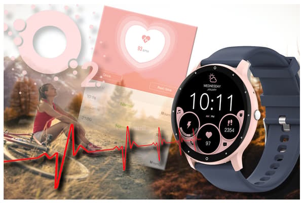 ÄLYKELLO UNISEX GRAVITY GT1-7 PRO - BLUETOOTH-PUHELUT, LISÄHIHNA (sg027g)