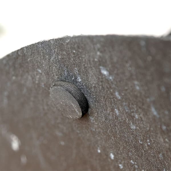 Svart stenfat, 3 nivåer, 31 cm
