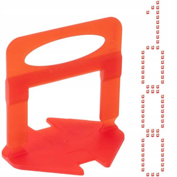 Klips 1.5 mm 1000 stk. Flisejusteringssystem X-level