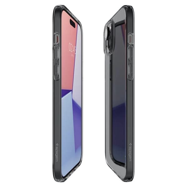 Spigen Crystal Flex-skal till iPhone 15 Plus - Grå-Transparent