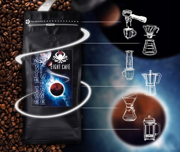 TasteTheUniverse Nyrostat Malet Kaffe 500G