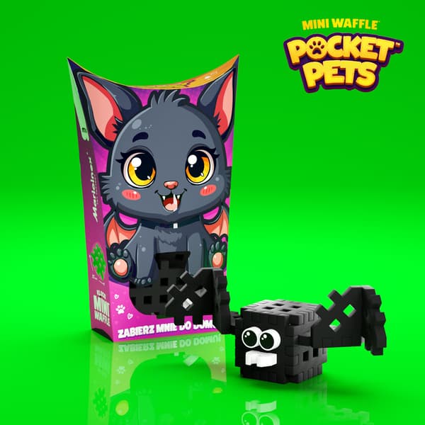 Marioinex Mini Waffle POCKET PETS - FLADDRUMSSET