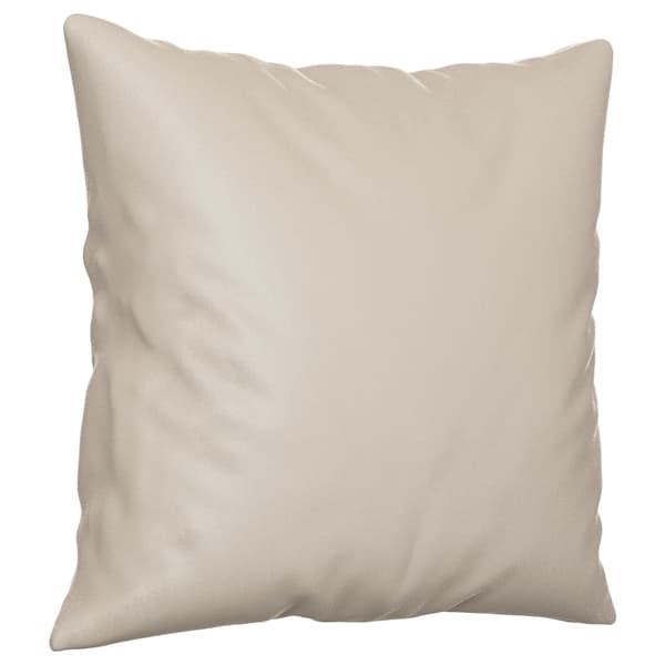 vidaXL Pyntepuder, 2 stk., cremefarvet, 40x40 cm, mikrofiber