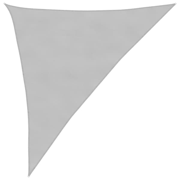 vidaXL skyggesejl lysegrå 3x4x5 m 100% polyester