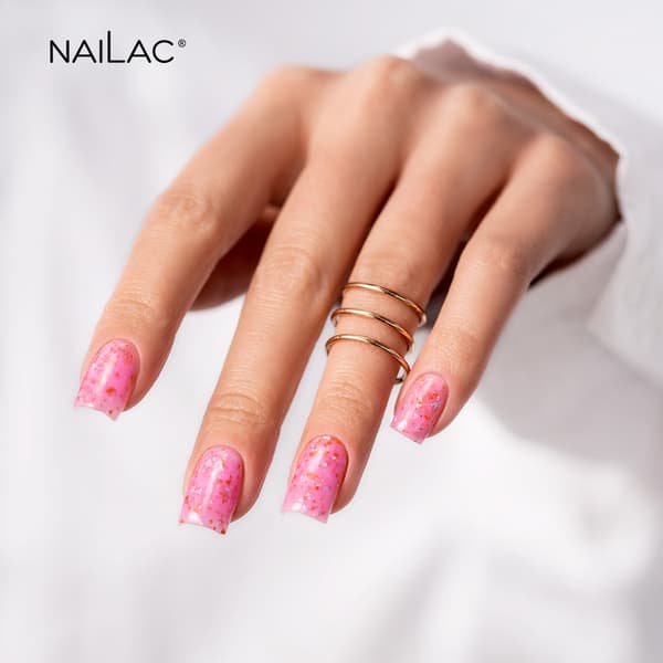 Glammy Base Rosa NaiLac 7ml Gummibas