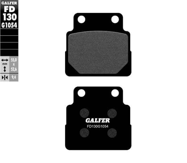 Galfer KH122 jarrupalat puoliksi metalliset