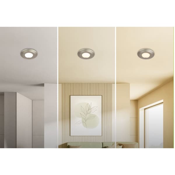 LED indbyggede spotlights 3x4,9W IP44 dæmpbar variable farver badeværelse