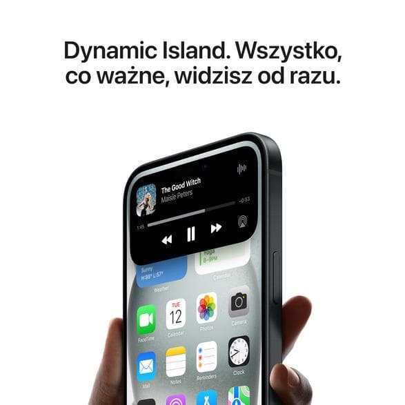 Smartphone APPLE iPhone 15 256GB Sort MTP63PX/A
