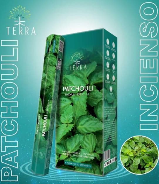 Terra Patchouli rökelsepinnar 20 st patchouli