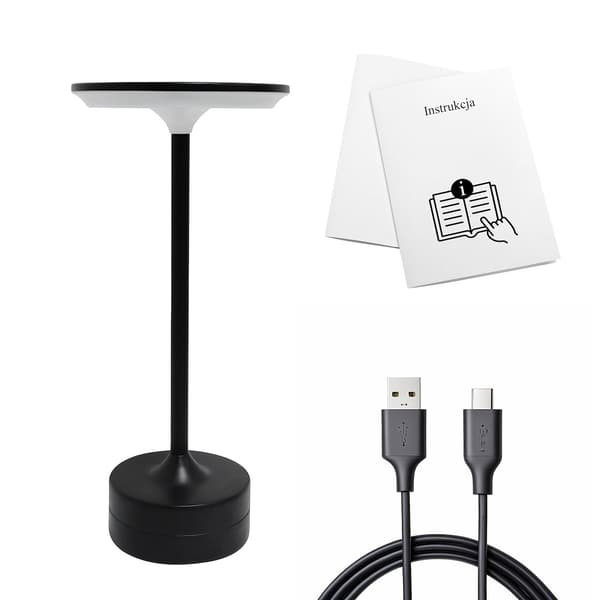 TAVOLO LED BORDLAMPE SORT MILAGRO ML2269
