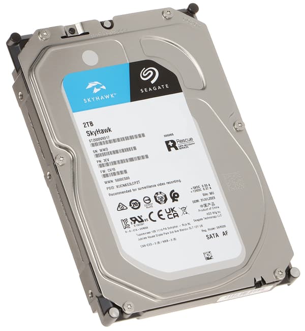 Seagate SkyHawk 2TB 24/7 kiintolevy DVR:lle