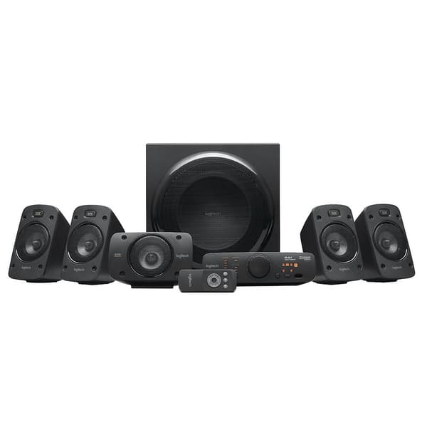 Logitech Z906 5.1 -tietokonekaiuttimet, 500 W RMS, musta