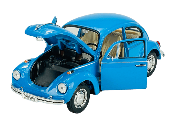 WELLY VW VOLKSWAGEN BEETLE SININEN KATOLLA 1:24 22436
