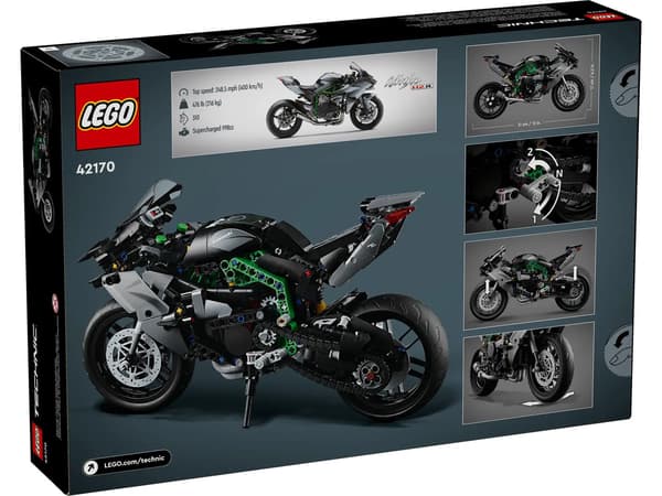 LEGO Technic 42170 Motorcykel Kawasaki Ninja H2R
