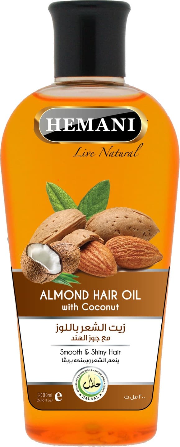 Hemani Mandelhårolja - 200 ml