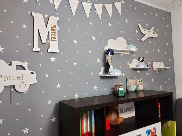 Cloud Shelves Sæt med 3 FISIA - Galaxy Reverse