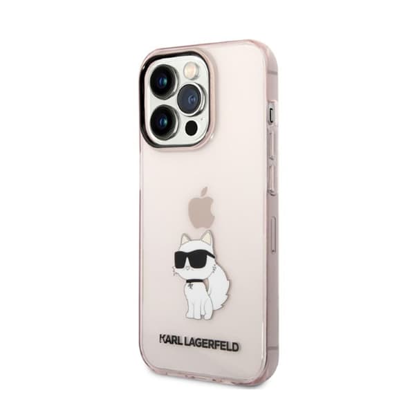 Karl Lagerfeld IML NFT Choupette - iPhone 14 Pro Max cover (lyserød)
