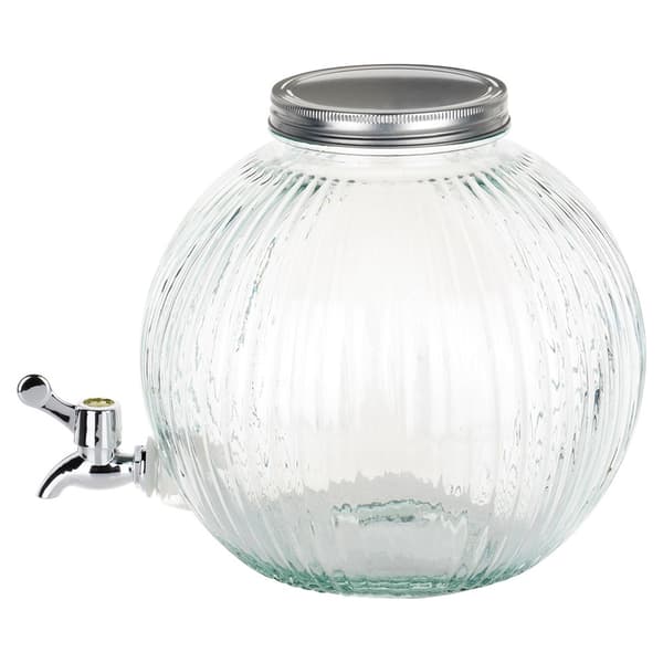 Glasburk för drycker med kran 5,5 liter