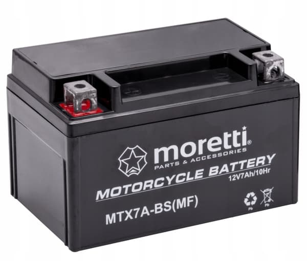 Akumulator Moretti AGM (Gel) MTX7A-BS YTX7A-BS