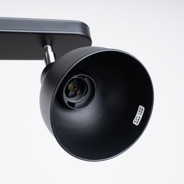 OPAL STRÅKLAMPA 2 E27 SVART LUMILO 13.227.17