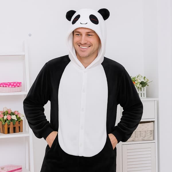 Kigurumi-pyjamas til panda, størrelse 145-155 cm