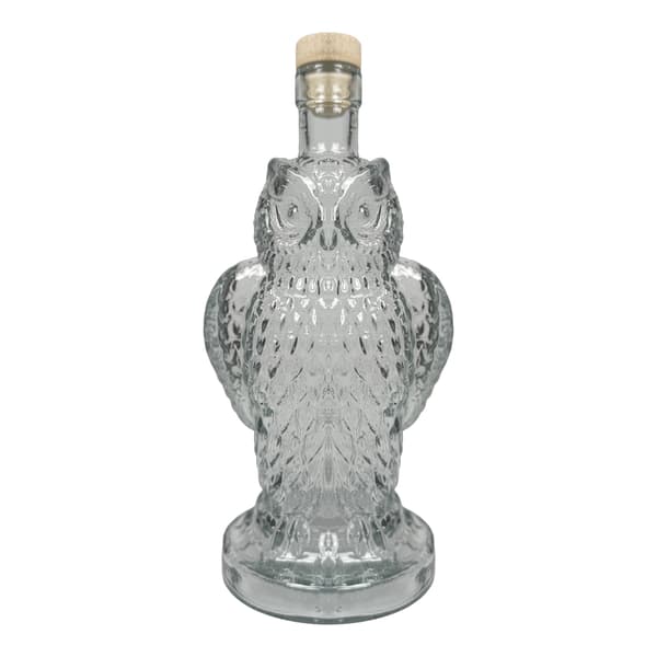 Flaska OWL 500ml Glaskaraff för Likörer Presentlikör Vin