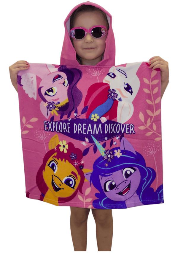 Børne badehåndklæde PONCHO MY LITTLE PONNY
