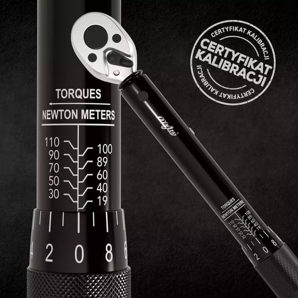 MJW Momentnøgle 3/8" 19-110 Nm Sort
