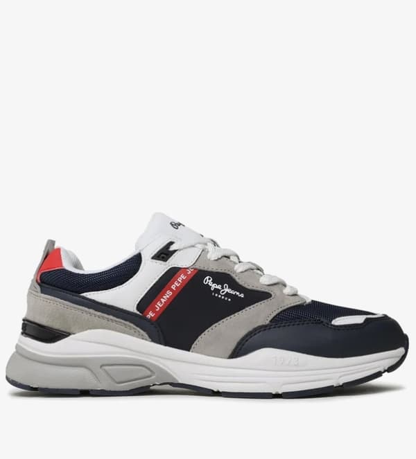 Pepe Jeans marinblå snörsneakers låg 40