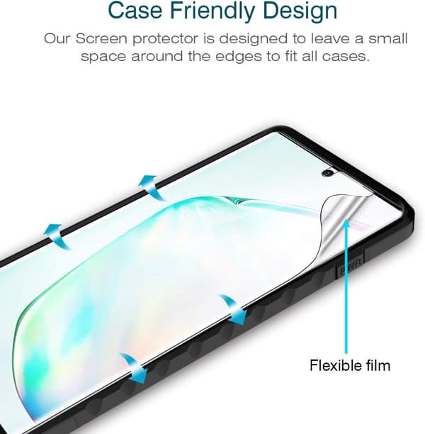 BESKYTTELSESFILM TIL SAMSUNG GALAXY NOTE 10 LITE SOLID, HOLDBAR 3 DELE