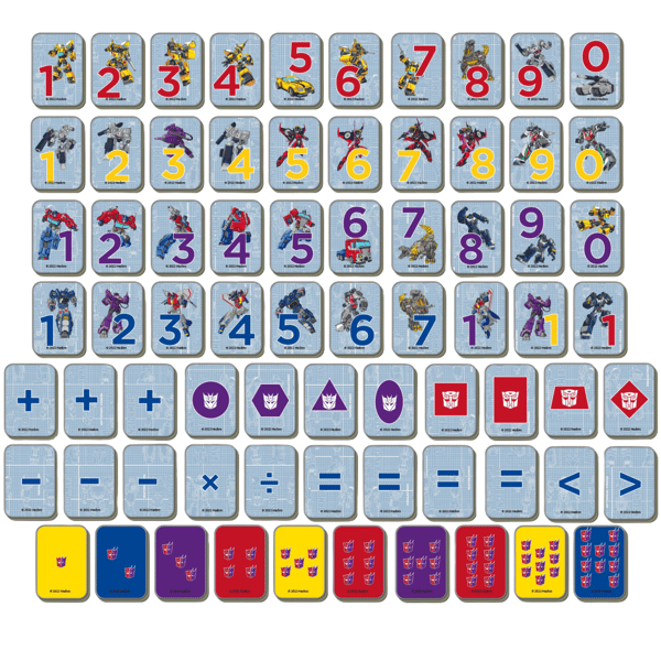 TRANSFORMERS MAGNEETTISETTI MATEMATIIKKAPELI OPPIMISPELI JA LASKUPELIPELI ME5031-42