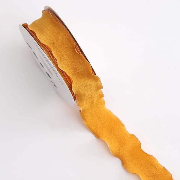 Blomsterbånd - Orange - Rulle 2,5 cm x 9 m