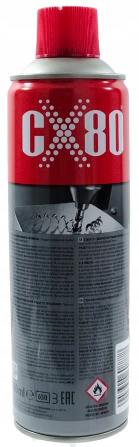 CX80 hammastanko- ja poraöljy 500 ml