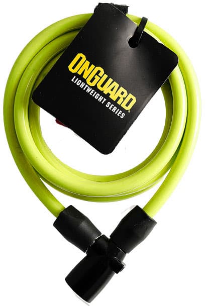 OnGuard Cykellås 8x150 2 x Nøgle Gul