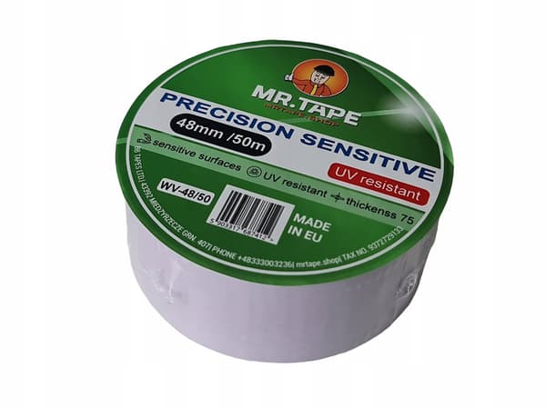 PRECISIONSPAPPER WASHI VIOLETT MÅLNINGSTEJP 48 mm/50 m UV-RESISTENT