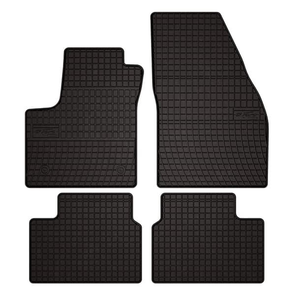 Gummibilmåtter til: Opel Meriva B minivan (2010-2017) - sorte, tilpassede
