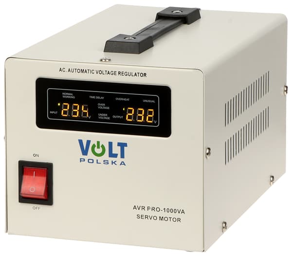 NETSPÆNDINGSSTABILISATOR AVR-PRO-1000VA VOLT Polsk