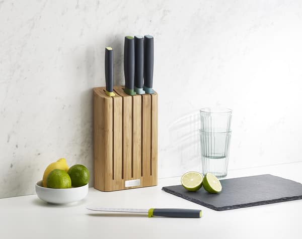 Joseph Joseph Elevate Bambublock Magnetiska Spårknivar Set med 5