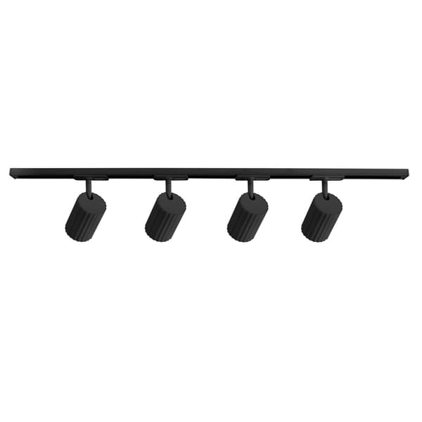 TOKIO SPOTLYS 4 GU10 SORT LYS PRESTIGE LP-787 SÆT 1F BK