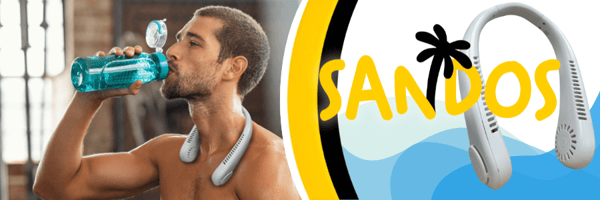 Halsfläkt, liten fläkt, bärbar luftcirkulator