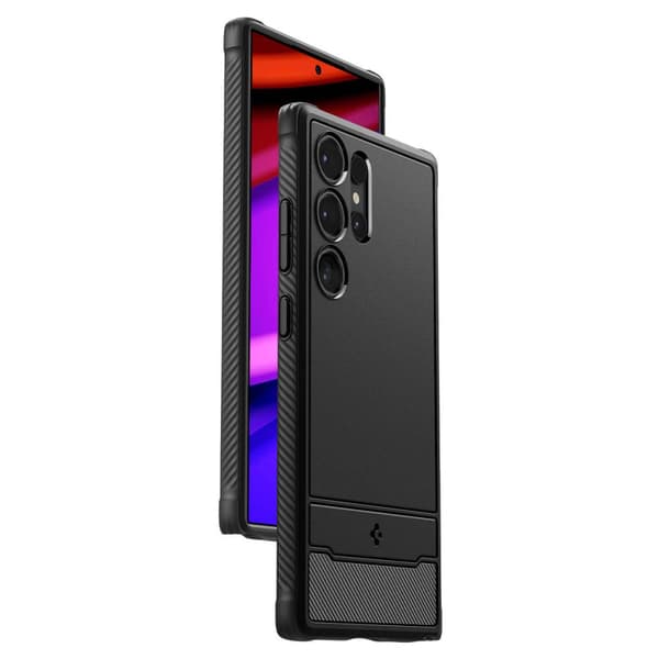 SPIGEN RUGGED ARMOR GALAXY S24 ULTRAMATTSVART