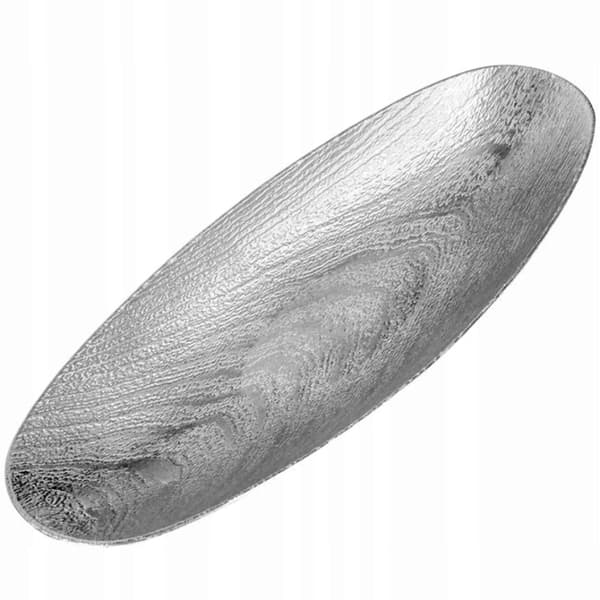 WESTWINGS Oval dekorativ silverfatt 16x40x5cm