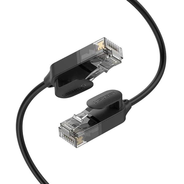 UGREEN NW122 Ethernet RJ45 netværkskabel, Cat.6A, UTP, 5m (sort)