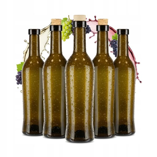 40x TOSCANA glasflaskor 500ml för VIN, LIKÖR, OLIVOLJA