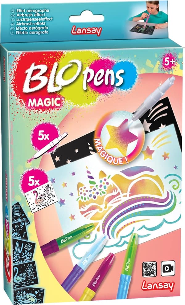 BLOPENS Magic -puhallettavat kynät 5 kpl 23605
